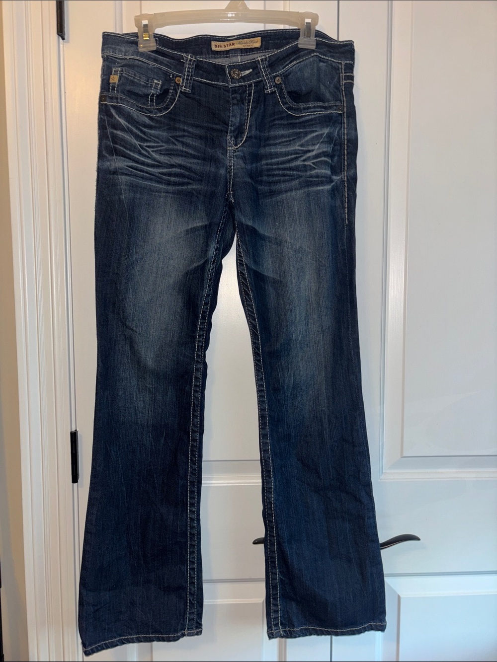 Big Star Dark Denim Maddie Boot Mid Rise Fit 29R